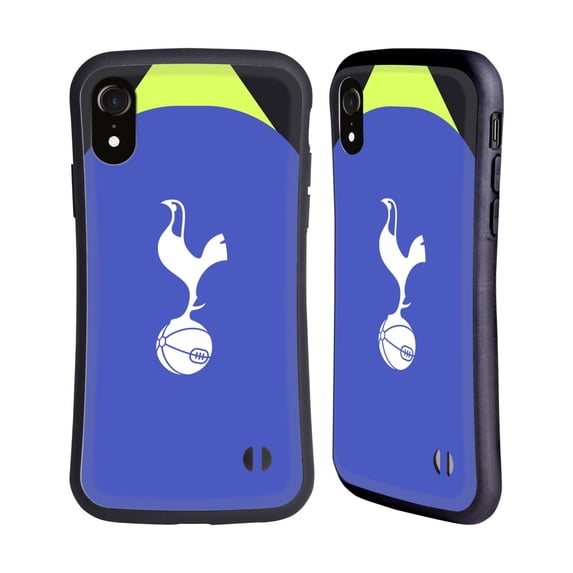Head Case Designs Officially Licensed Tottenham Hotspur F.C. 2022/23 Badge Kit Away Hybrid Case Compatible with Apple iPhone XR