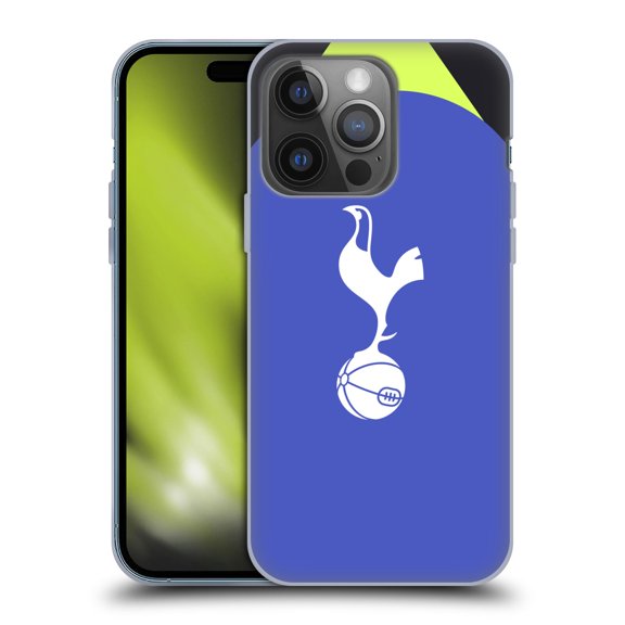 Head Case Designs Officially Licensed Tottenham Hotspur F.C. 2022/23 Badge Kit Away Soft Gel Case Compatible with Apple iPhone 14 Pro