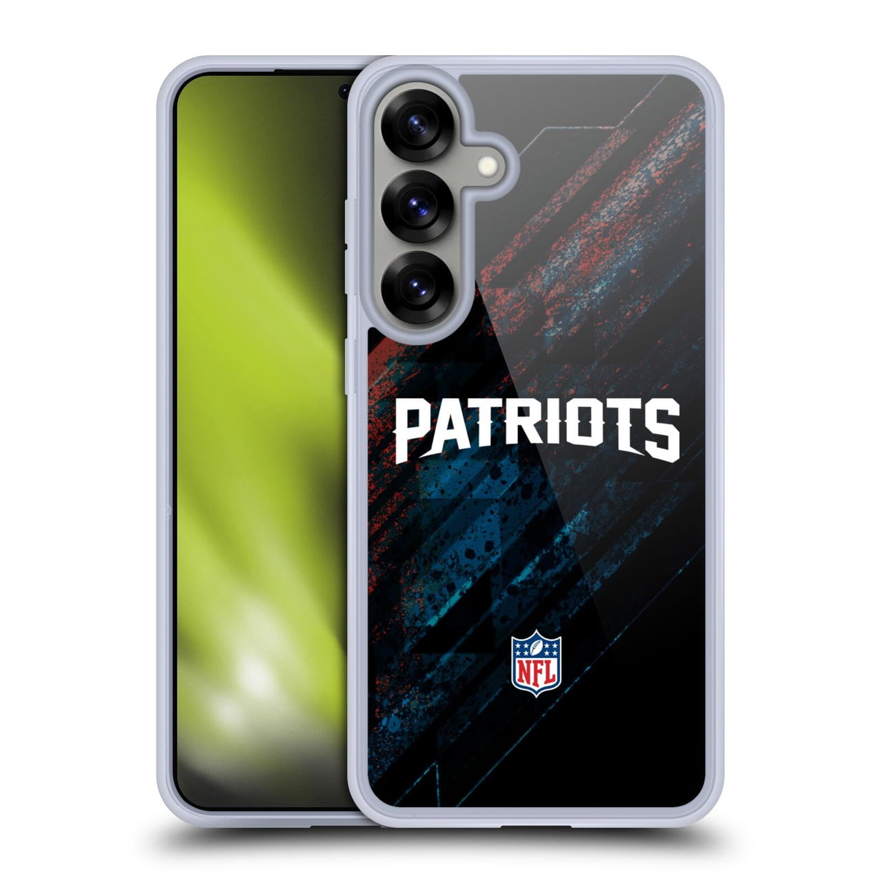 Head Case Designs NFL New England Patriots Logo Blur Soft Gel Case for Samsung Galaxy S25+