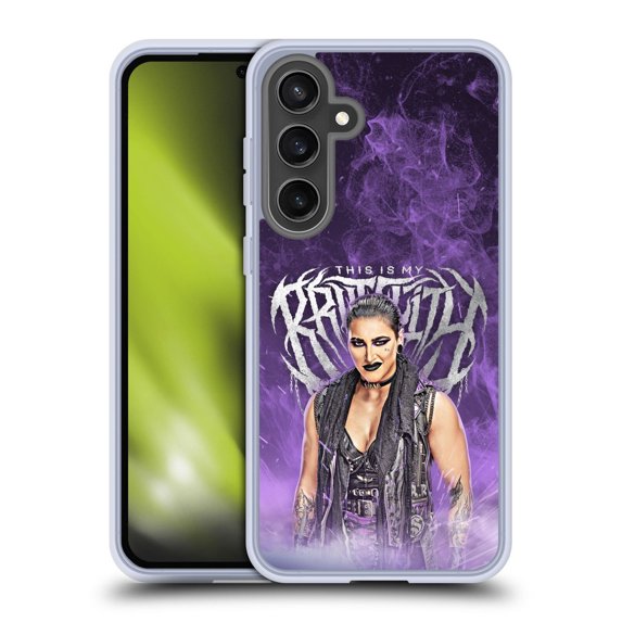 Head Case Designs WWE Rhea Ripley This Is My Brutality Soft Gel Case for Samsung Galaxy S24 FE