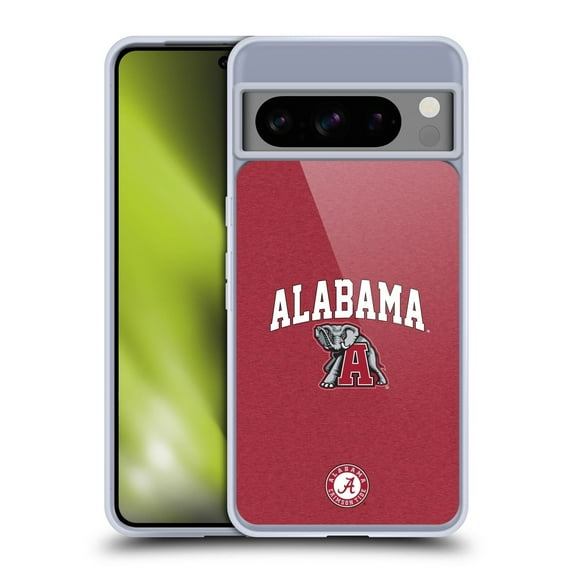 Head Case Designs University Of Alabama UA The University Of Alabama Campus Logotype Soft Gel Case for Google Pixel 8 Pro