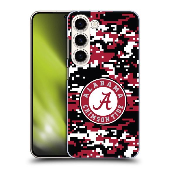 Head Case Designs Officially Licensed University Of Alabama UA The University Of Alabama Digital Camouflage Hard Back Case Compatible with Samsung Galaxy S23 5G