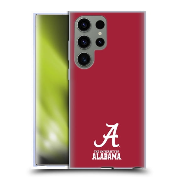 Head Case Designs Officially Licensed University Of Alabama UA The University Of Alabama Logo Soft Gel Case Compatible with Samsung Galaxy S23 Ultra 5G