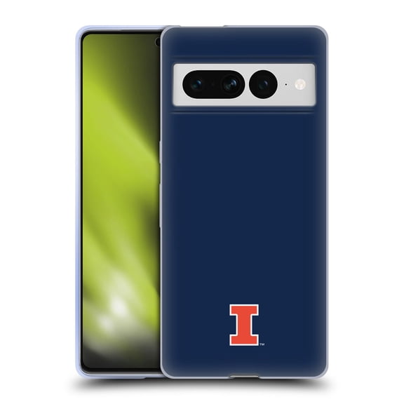 Head Case Designs Officially Licensed University Of Illinois U Of I University Of Illinois Fighting Illini Soft Gel Case Compatible with Google Pixel 7 Pro