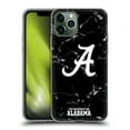thumbnail image 1 of Head Case Designs Officially Licensed University Of Alabama UA The University Of Alabama Black And White Marble Soft Gel Case Compatible with Apple iPhone 11 Pro, 1 of 7
