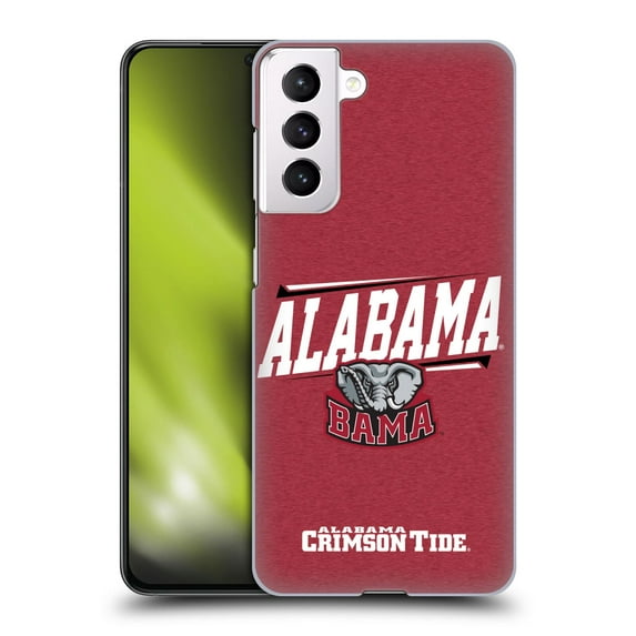 Head Case Designs Officially Licensed University Of Alabama UA The University Of Alabama Double Bar Hard Back Case Compatible with Samsung Galaxy S21 5G