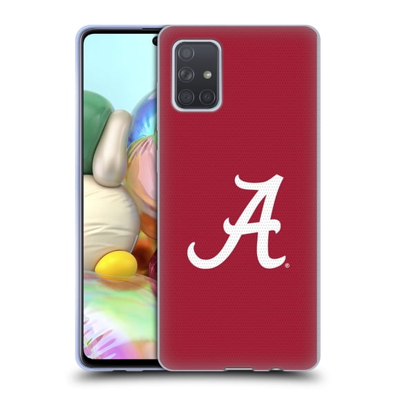 Head Case Designs Officially Licensed University Of Alabama UA The University Of Alabama Football Jersey Soft Gel Case Compatible with Samsung Galaxy A71 (2019)