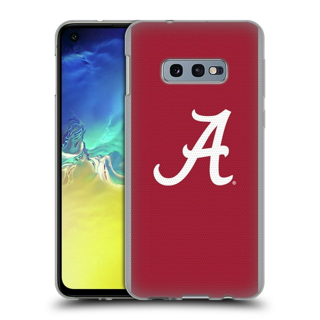 Head Case Designs Officially Licensed University Of Alabama UA The University Of Alabama Football Jersey Soft Gel Case Compatible with Samsung Galaxy S10e