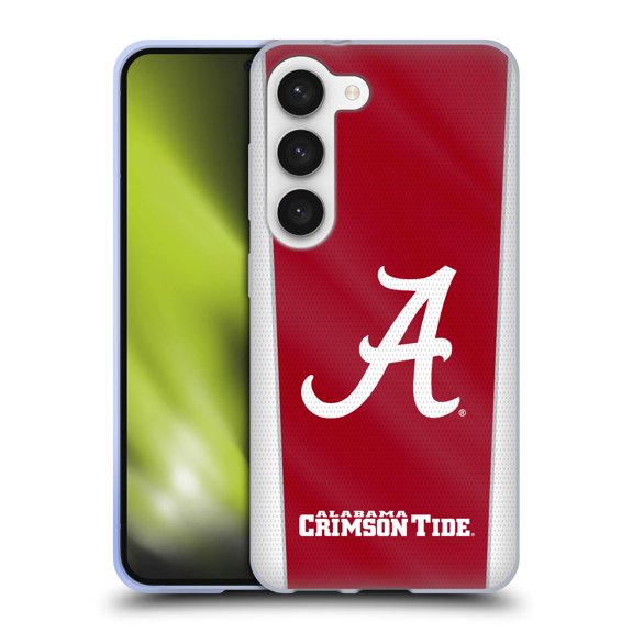 Head Case Designs Officially Licensed University Of Alabama UA The University Of Alabama Banner Soft Gel Case Compatible with Samsung Galaxy S23 5G
