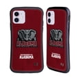 thumbnail image 1 of Head Case Designs Officially Licensed University Of Alabama UA The University Of Alabama Distressed Hybrid Case Compatible with Apple iPhone 11, 1 of 7