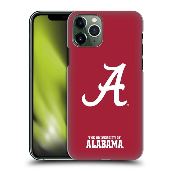 Head Case Designs Officially Licensed University Of Alabama UA The University Of Alabama Plain Hard Back Case Compatible with Apple iPhone 11 Pro