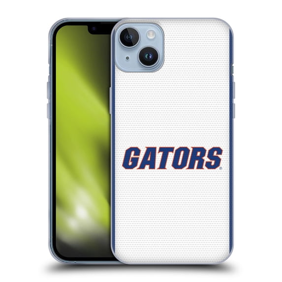 Head Case Designs Officially Licensed University Of Florida UF University Of Florida Baseball Jersey Soft Gel Case Compatible with Apple iPhone 14 Plus