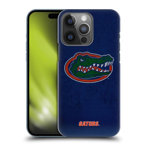 Head Case Designs Officially Licensed University Of Florida UF University Of Florida Distressed Look Hard Back Case Compatible with Apple iPhone 14 Pro