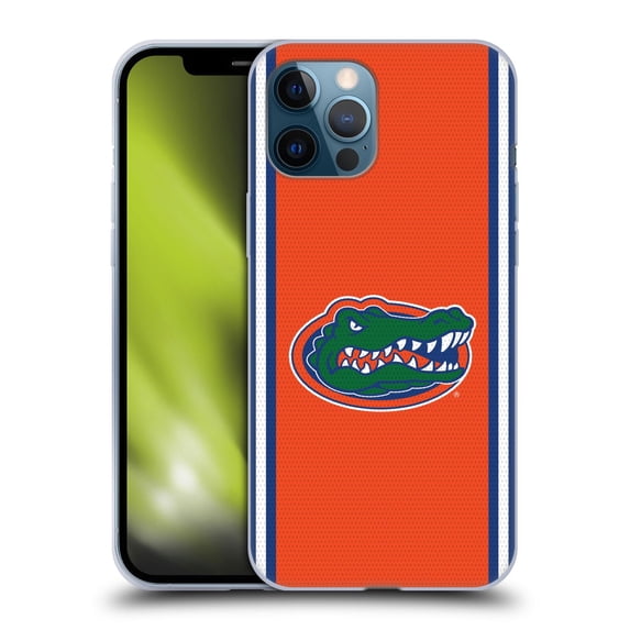 Head Case Designs Officially Licensed University Of Florida UF University Of Florida Football Jersey Soft Gel Case Compatible with Apple iPhone 12 Pro Max
