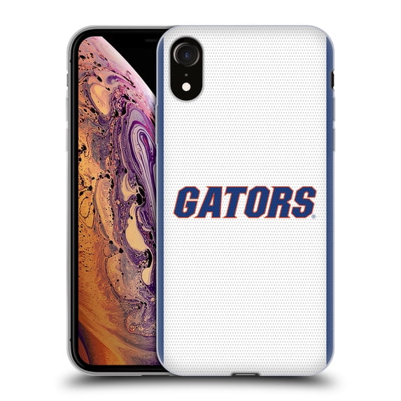 Head Case Designs Officially Licensed University Of Florida UF University Of Florida Baseball Jersey Soft Gel Case Compatible with Apple iPhone XR