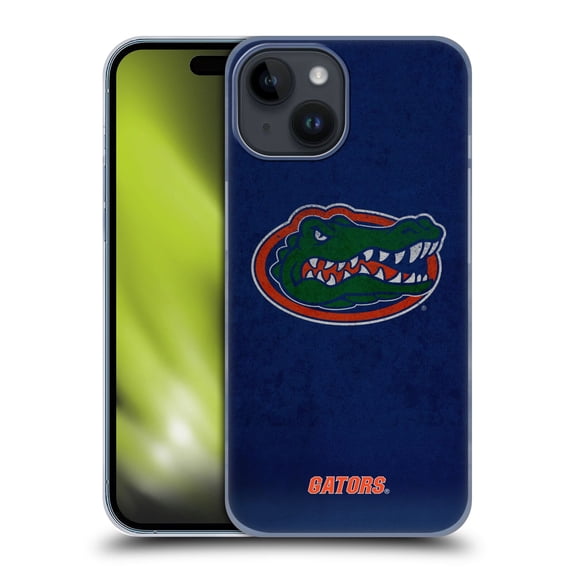 Head Case Designs Officially Licensed University Of Florida UF University Of Florida Distressed Look Hard Back Case Compatible with Apple iPhone 15