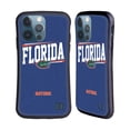 thumbnail image 1 of Head Case Designs Officially Licensed University Of Florida UF University Of Florida Double Bar Hybrid Case Compatible with Apple iPhone 13 Pro, 1 of 7