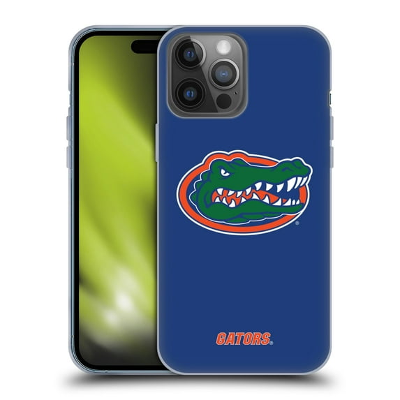Head Case Designs Officially Licensed University Of Florida UF University Of Florida Plain Soft Gel Case Compatible with Apple iPhone 14 Pro Max