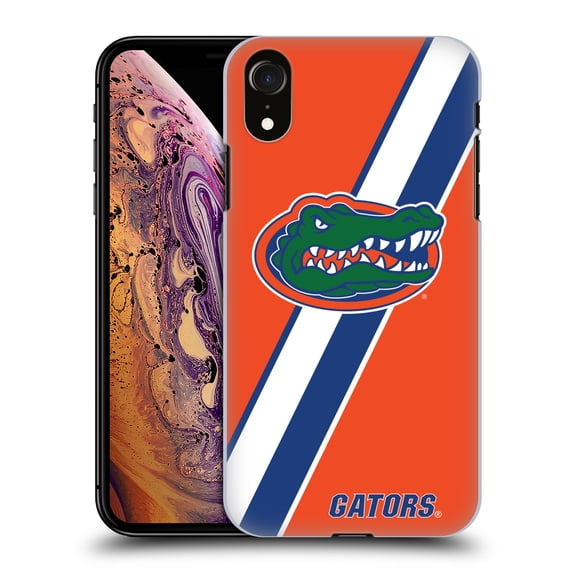 Head Case Designs Officially Licensed University Of Florida UF University Of Florida Stripes Hard Back Case Compatible with Apple iPhone XR
