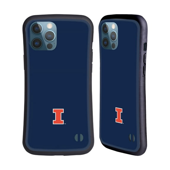 Head Case Designs Officially Licensed University Of Illinois U Of I University Of Illinois Fighting Illini Hybrid Case Compatible with Apple iPhone 12 Pro Max