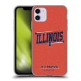 thumbnail image 1 of Head Case Designs Officially Licensed University Of Illinois U Of I University Of Illinois Double Bar Soft Gel Case Compatible with Apple iPhone 11, 1 of 7