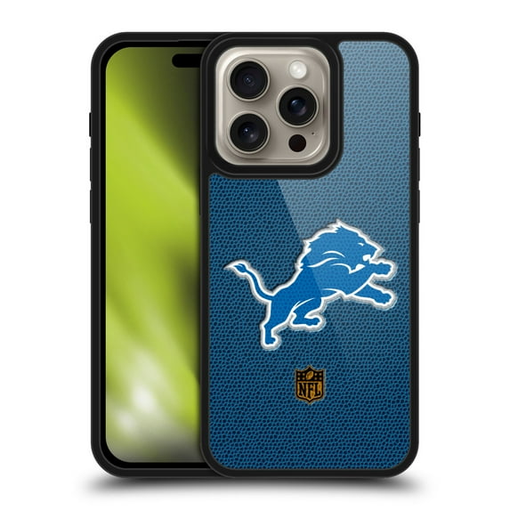 Head Case Designs NFL Detroit Lions Logo Football Gel Armour Case For Apple iPhone 16 Pro