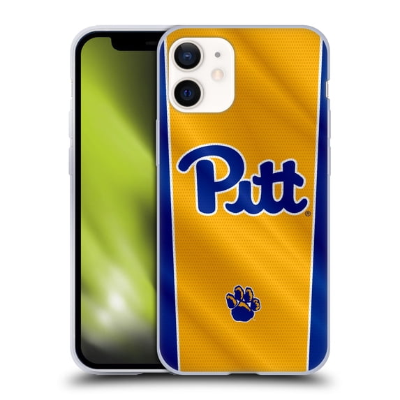 Head Case Designs Officially Licensed University Of Pittsburgh University Of Pittsburgh Banner Soft Gel Case Compatible with Apple iPhone 12 Mini