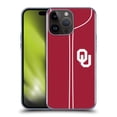 thumbnail image 1 of Head Case Designs Officially Licensed University of Oklahoma OU The University of Oklahoma Baseball Jersey Soft Gel Case Compatible with Apple iPhone 15 Pro Max, 1 of 7