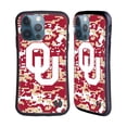 thumbnail image 1 of Head Case Designs Officially Licensed University of Oklahoma OU The University of Oklahoma Digital Camouflage Hybrid Case Compatible with Apple iPhone 13 Pro, 1 of 7