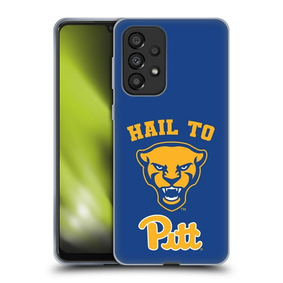 Head Case Designs Officially Licensed University Of Pittsburgh University of Pittsburgh Art Hail To Pitt Soft Gel Case Compatible with Samsung Galaxy A33 5G (2022)