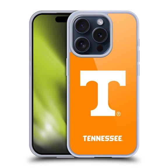Head Case Designs University Of Tennessee UTK University Of Tennessee Knoxville Plain Soft Gel Case for Apple iPhone 15 Pro