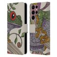thumbnail image 1 of Head Case Designs Officially Licensed Valentina Animals And Floral Phileus Frog Leather Book Wallet Case Cover Compatible with Samsung Galaxy S22 Ultra 5G, 1 of 6
