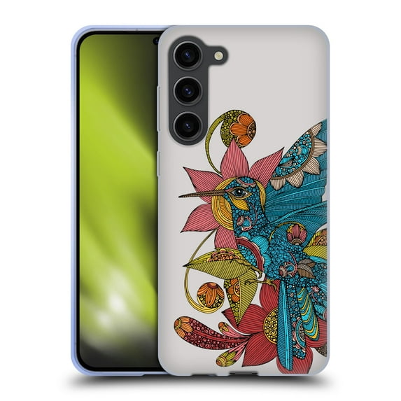 Head Case Designs Officially Licensed Valentina Birds Hummingbird Soft Gel Case Compatible with Samsung Galaxy S23+ 5G