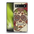 thumbnail image 1 of Head Case Designs Officially Licensed Valentina Bloom Sugar Skull Soft Gel Case Compatible with Google Pixel 6a, 1 of 7