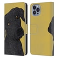 thumbnail image 1 of Head Case Designs Officially Licensed Valentina Dogs Black Labrador Leather Book Wallet Case Cover Compatible with Apple iPhone 14, 1 of 6