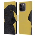 thumbnail image 1 of Head Case Designs Officially Licensed Valentina Dogs Black Labrador Leather Book Wallet Case Cover Compatible with Apple iPhone 15 Pro, 1 of 6