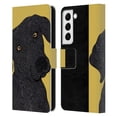 thumbnail image 1 of Head Case Designs Officially Licensed Valentina Dogs Black Labrador Leather Book Wallet Case Cover Compatible with Samsung Galaxy S22 5G, 1 of 6