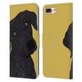 thumbnail image 1 of Head Case Designs Officially Licensed Valentina Dogs Black Labrador Leather Book Wallet Case Cover Compatible with Apple iPhone 7 Plus / iPhone 8 Plus, 1 of 6