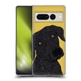thumbnail image 1 of Head Case Designs Officially Licensed Valentina Dogs Black Labrador Soft Gel Case Compatible with Google Pixel 7 Pro, 1 of 7