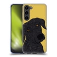 thumbnail image 1 of Head Case Designs Officially Licensed Valentina Dogs Black Labrador Soft Gel Case Compatible with Samsung Galaxy S23+ 5G, 1 of 7