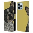 thumbnail image 1 of Head Case Designs Officially Licensed Valentina Dogs French Bulldog Leather Book Wallet Case Cover Compatible with Apple iPhone 13 Pro Max, 1 of 6
