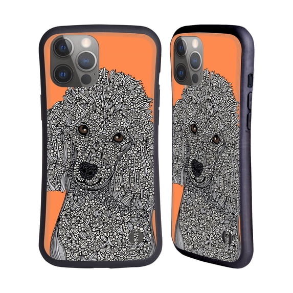 Head Case Designs Officially Licensed Valentina Dogs Poodle Hybrid Case Compatible with Apple iPhone 14 Pro Max