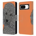 thumbnail image 1 of Head Case Designs Officially Licensed Valentina Dogs Poodle Leather Book Wallet Case Cover Compatible with Google Pixel 8, 1 of 6