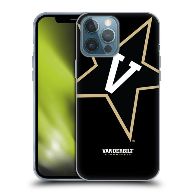 Head Case Designs Officially Licensed Vanderbilt University Vandy Vanderbilt University Oversized Icon Soft Gel Case Compatible with Apple iPhone 13 Pro Max