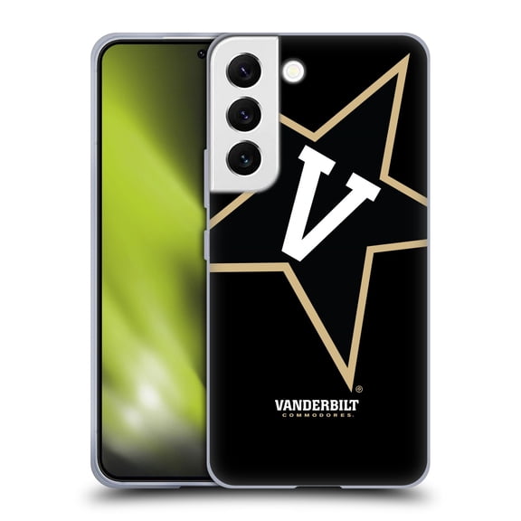 Head Case Designs Officially Licensed Vanderbilt University Vandy Vanderbilt University Oversized Icon Soft Gel Case Compatible with Samsung Galaxy S22 5G