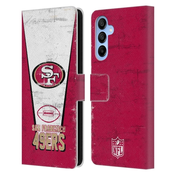 Head Case Designs NFL San Francisco 49ers Logo Art Banner Leather Book Wallet Case Cover For Samsung Galaxy A16 5G