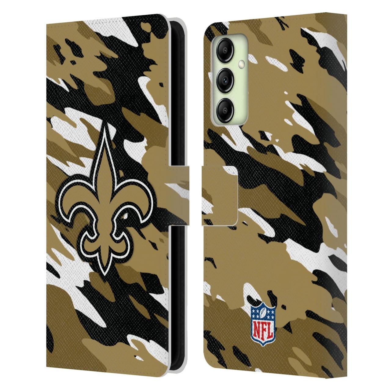 Head Case Designs Officially Licensed WWE The New Day Positivity Leather Book Wallet Case Cover Compatible with Samsung Samsung Galaxy S10+ / S10 Plus