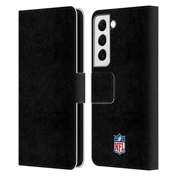 Head Case Designs NFL Pittsburgh Steelers Logo Camou Leather Book Wallet Case Cover For Samsung Galaxy S22 5G