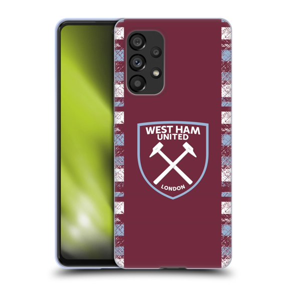 Head Case Designs Officially Licensed West Ham United FC 2022/23 Crest Kit Home Soft Gel Case Compatible with Samsung Galaxy A53 5G (2022)