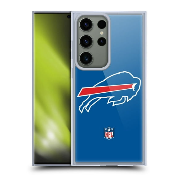 Head Case Designs NFL Buffalo Bills Logo Plain Soft Gel Case for Samsung Galaxy S23 Ultra 5G